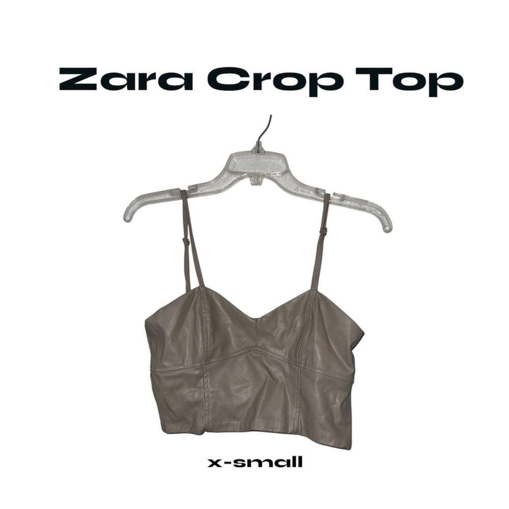 Zara Women's Tan Crop Top